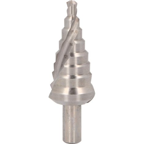 Fresa a gradini in HSS,Ø6-27,8mm, 8 livelli (1/3)