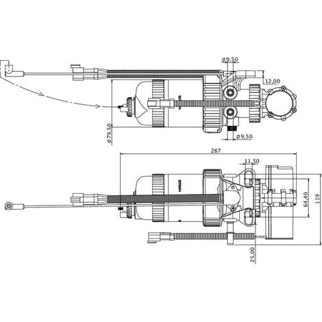 Pompe aspirante pour filtre à carburant UNIVERSEL 32925949KR