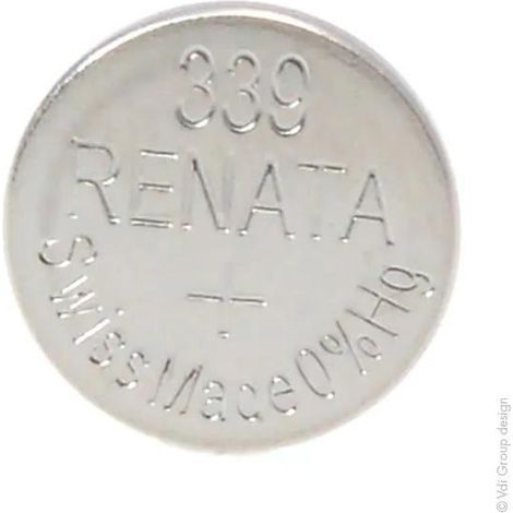Batteria a bottone Renata X339 argento 11 millimetri 1 55 volt