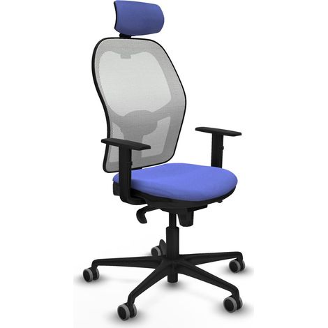 Sedia Ufficio con Poggiatesta Piqueras y Crespo 1D036G2 Azzurro Chiaro (1/5)
