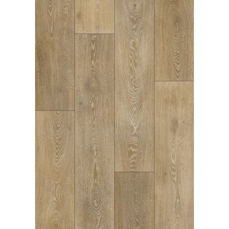 Mexen Alabama échantillon de panneaux vinyles 1240 x 182 mm SPC 6,5 mm, sous-couche IXPE 1,5 mm, 4 V-Fuga, Chêne - F1019-S (1/3)
