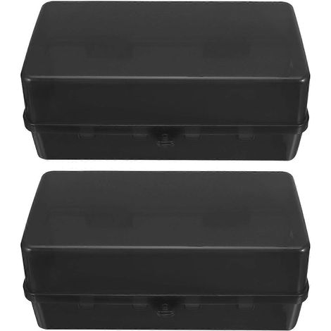 Lot de 2 boîtiers électriques extérieurs : boîtier de prise de courant étanche avec couvercle verrouillable et passages de câbles pour la recharge de véhicules électriques (1/4)