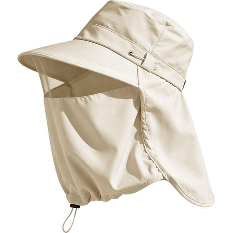 Chapeau Anti-UV Respirant Bob Seau Couvre-Visage (1/5)