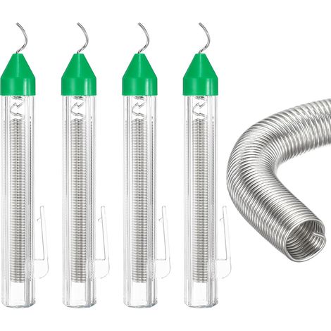 4 Stk Lötzinn Mit Flussmittel 1.2mm Durchmesser Bleifreies Lötzinn Flussmitteldraht 20g Jede Tragbarer Flussmittel Zinndraht Rohs Für Elektrisches Löten Leiterplatten DIY Schweißen (1/5)