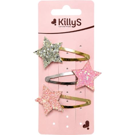 Pinzas para el cabello KillyS con forma de estrella (3 unidades) (1/2)