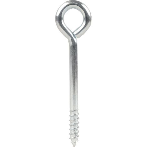 Vine Eyes To Screw Bzp - 12G x 75Mm - Box of 100