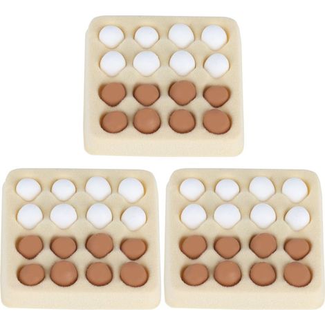 Œuf miniature réaliste 1:12 pour maison de poupée, décoration de cuisine jouet (1/5)