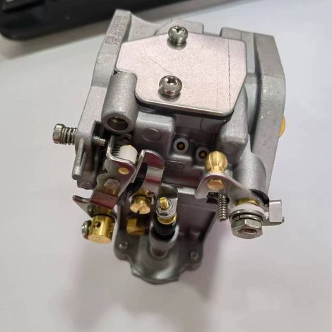 Carburador para motor fueraborda Yamaha de 4 tiempos y 15 CV con arranque por palanca y eléctrico - Compatible con 66N/6D4-14301-00/10/20.