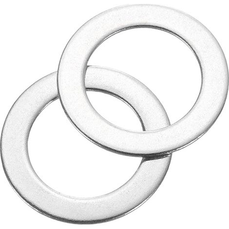 Rondelles Plates M10 - 80 Pièces - Acier Inoxydable 304 - Résistance Corrosion - Fixation Vis et Boulons - 10x16x0,5 mm (1/5)