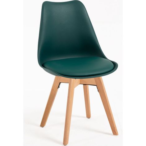 Packs Sillas Comedor - Pack 6 Sillas Synk Basic - Verde oscuro (1/5)