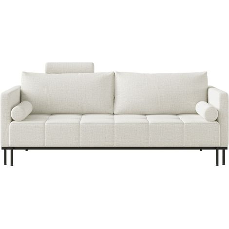 Selsey Skilia - Schlafsofa mit Schlaffunktion, Chenille Greige, 224 cm (1/5)