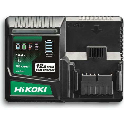 HiKoKi Schnellladegerät UC36YSL2W0Z für 14,4V - 36V Akkupacks USB Anschluss (1/5)