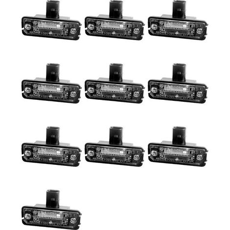 Diez luces de matrícula para Beetle (modelos 2006-2010, MK4, modelos 1998-2004, Lupo y Phaeton), número de pieza 1J6943021B