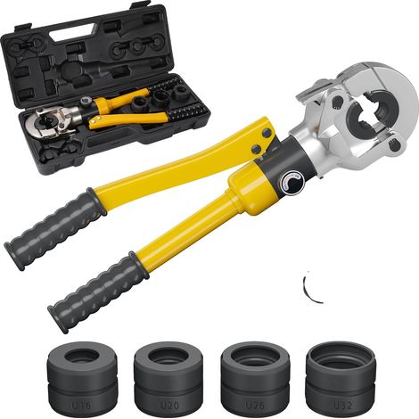 Kit d'outils de sertissage, acier durable, fonctionnement manuel, Outil à sertir (1/2)