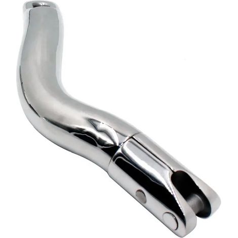 Connecteur d'ancre courbé en acier inoxydable 316 pour ancre longue, 6-8 mm/10-12 mm - Accessoires d'accastillage pour la marine et le yachting - 6-8 mm - Maillon d'ancre long (1/4)
