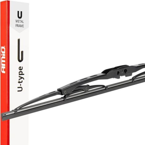 Balai Essuie-Glace - Squelette Métallique Type U - 330 mm - Universel - Compact 13 Pouces (1/5)