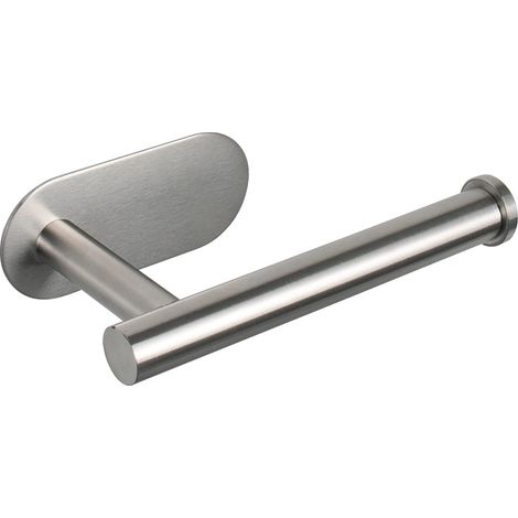 Selbstklebender Toilettenpapierhalter – Hochwertige Kleberückseite aus verdicktem, rostbeständigem Edelstahl SUS304 – Kein Bohren erforderlich (1 Stück, Gebürstetes Nickel) (1/5)