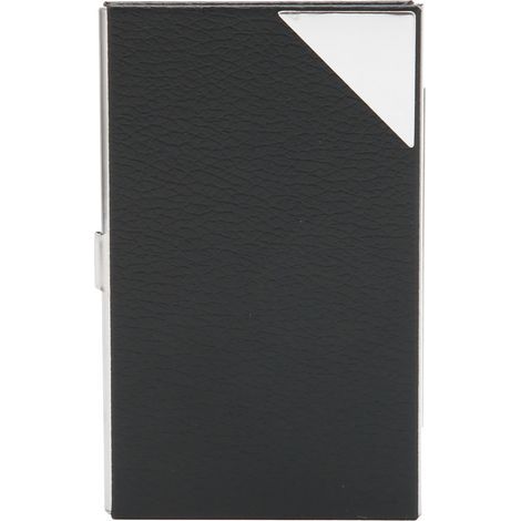 Porte-cartes de visite résistant à l'usure, facile à ouvrir et fermer, étui portable pour cadeau ami. (1/5)