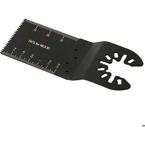 Lame De Scie Oscillante - Acier Haut Carbone - 34 mm - Pour Outils Multifonctions - 20 Pièces (1/5)