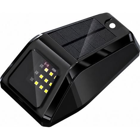 Feu de toit LED solaire sans fil pour voiture SUV pick-up lumière verte coque noire teintée réf 3054 14 × 83 × 69 cm 186 g – Livraison gratuite (1/5)