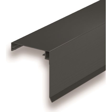 Wetterschenkel-Klemmdeckel 6000 mm, RAL 7016 anthrazit