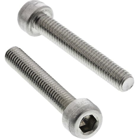 Vis à six pans creux, M4 x 25mm, en Acier Inoxydable ( Prix pour Sachet de 20 )