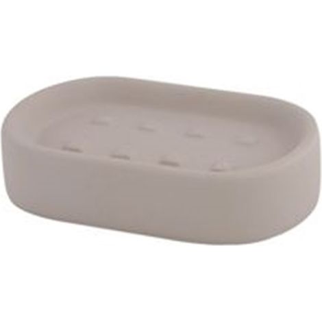 TRADE SHOP - Porta Sapone Piatto Supporto Saponetta Accessorio Arredo Per Bagno Tortora 87815 -