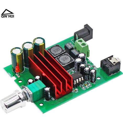 TPA3116D2 DC12V Hochleistungs-Subwoofer-Verstärkerplatine, 100W Mono-Audioverstärkermodul (1/4)