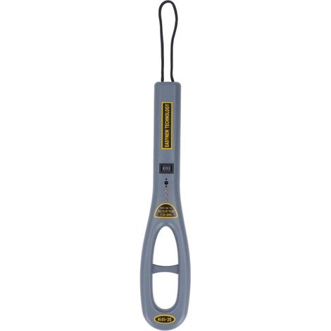 Jeffergarden Détecteur de métaux portatif, alarme sonore, lumineuse, Vibration, baguette de Scanner haute sensibilité pour contrôle de sécurité (1/5)