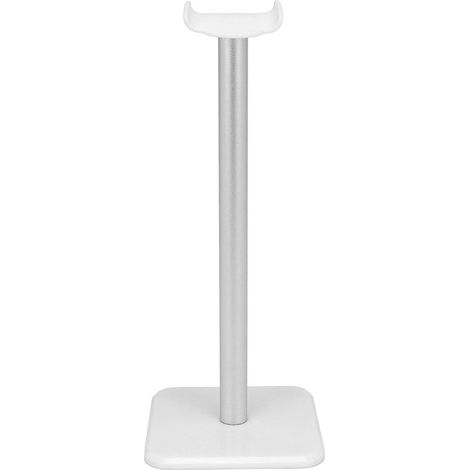 Support de casque de jeu avec base en TPU antidérapante et structure métallique durable, pour poste de travail ou usage domestique, couleur blanc (1/5)