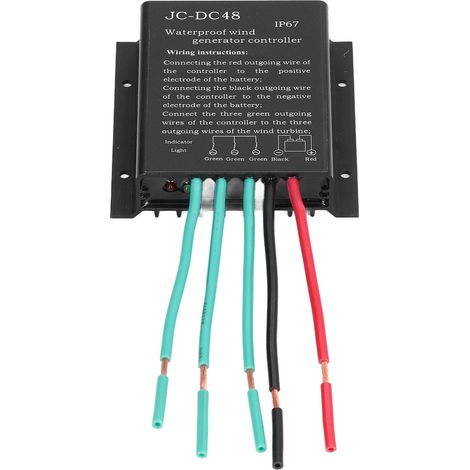 Contrôleur d'éolienne, générateur étanche, chargeur de batterie, accessoires de régulation, 48 V (1/5)
