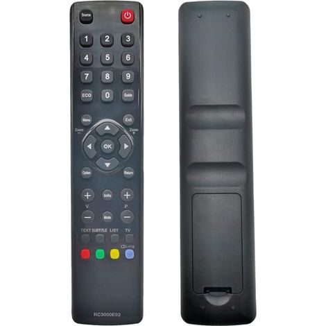 Mando a distancia de repuesto para televisores Thomson RC3000E02: 32FU5253, 39FU3253C, 40FT2253, 55FT5643, 48FU4243 (1/3)