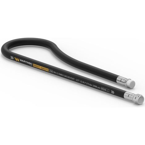 Flexible hydraulique lisse avec joint - Filetage M22x1,5 droit 275 bar, longueur 800 mm, DN12-2SN 7214/07-082/0 . 7214/07-083/0 Cyklop (AB-13-800 P11P21) 27,5 MPa Waryński (1/2)