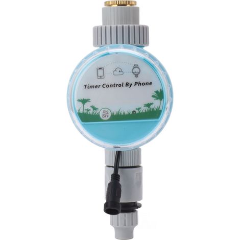 Automatischer Bewässerungstimer aus Kunststoff mit WLAN- und Bluetooth-Steuerung, IP68 wasserdicht, für Garten, Hof und Park. (1/5)