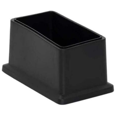 Lot de 8 embouts rectangulaires en PVC souple – Protection du sol 25 x 50 mm – Réduit le bruit et évite les rayures