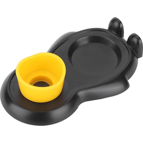 DOLCE NESPRESSO ILLY Base réutilisable pour capsules Nespresso, porte-filtre à café, stabilisateur de capsule, base jaune (1/5)