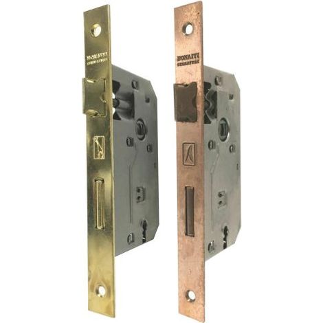 SERRATURA 'PATENT' B.Q. ottonato lucido E 45