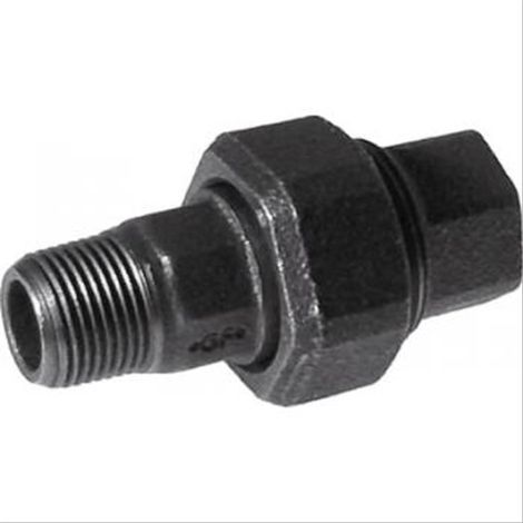Lot de 10 raccords union coniques fonte noire à visser - mâle femelle 3/8'' (12/17)