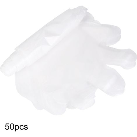 50 Gants jetables,bras long 85cm,épaisseur 0.04mm,plastique,vétérinaire élevage (1/5)