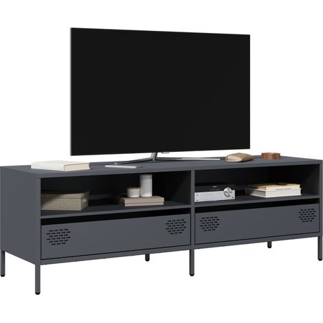 TV-Schrank Anthrazit 135x39x43,5 cm Kaltgewalzter Stahl