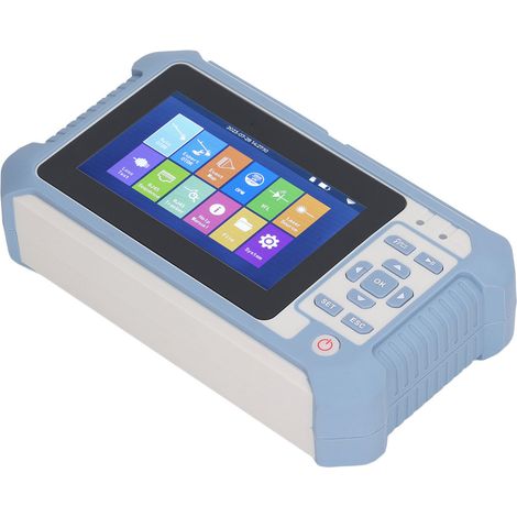 APC 9-in-1 OTDR-Glasfaserkabeltester mit Leistungsmesser, VFL-Fehlerortungssystem, Leitungsortungssystem, Ereigniskarte, 100–240 V EU-Stecker