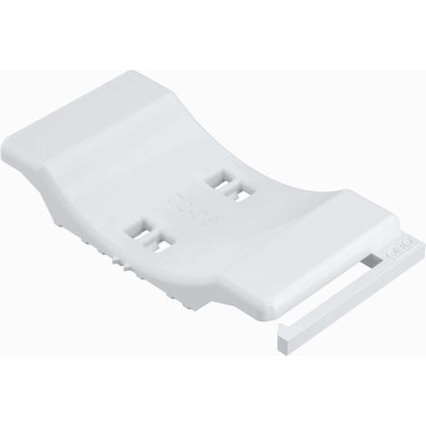 OBO Bettermann Cubeta inferior universal combinable para cubeta doble 70-76mm Polipropileno gris claro RAL 7035, 1198076