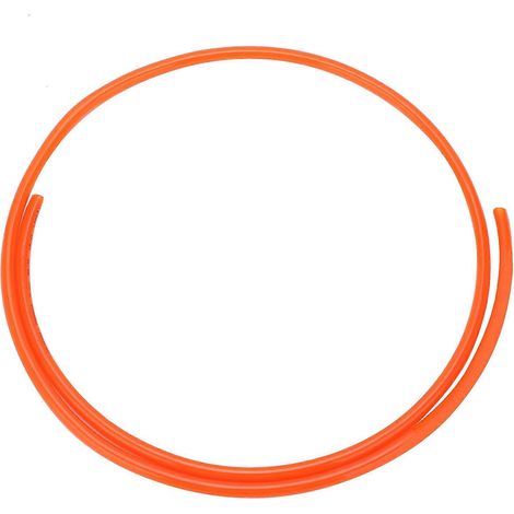 Tuyau pneumatique flexible en polyuréthane (PU) pour l'industrie du bois, usine automatisée, orange