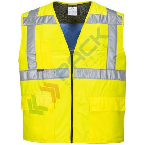 Gilet HV rinfrescante Giallo 2XL/3XL (1/2)
