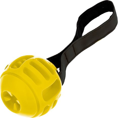 TPR und Nylon Wurfball mit Quietscher für Hunde