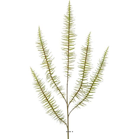 Fougère artificielle en branche H 69 cm 5 feuilles aeriennes