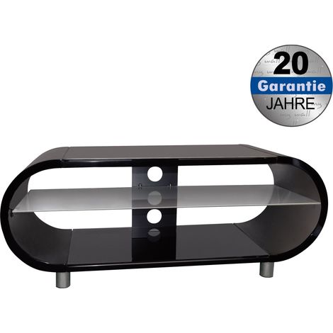 My Wall hm1l, 20 Jahre de Garantie, TV/HiFi Shelf Stand de Wall Black