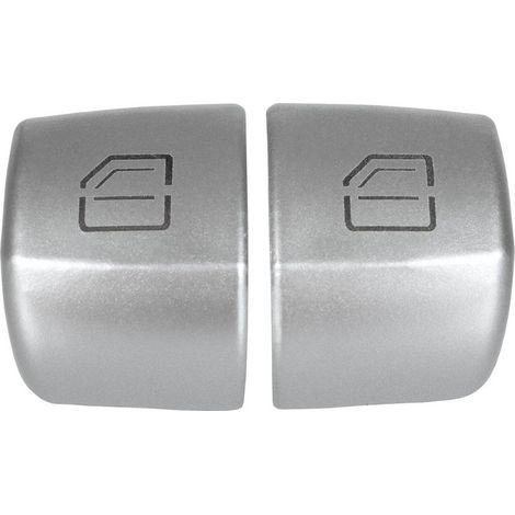 Mercedes Classe C W205 2013 - Jeu de 2 caches pour boutons de lève-vitres (panneau gauche) (1/2)