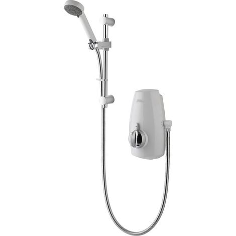 Aqualisa Aquastream Thermostatic Power Shower White & Chrome (1/5)