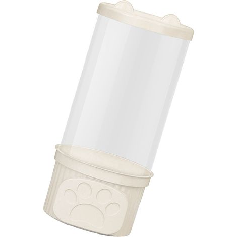 Range-livre jouets PET transparent cylindre seau exposition peluche avec couvercle PP blanc rangement maison (1/5)